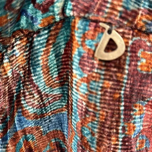 DIXIE - CHENILLE PATTERNED TROUSERS - MULTICOLOR size Med - Picture 4 of 9